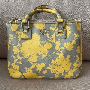 Tory Burch Double Zip Robinson Floral Handbag
